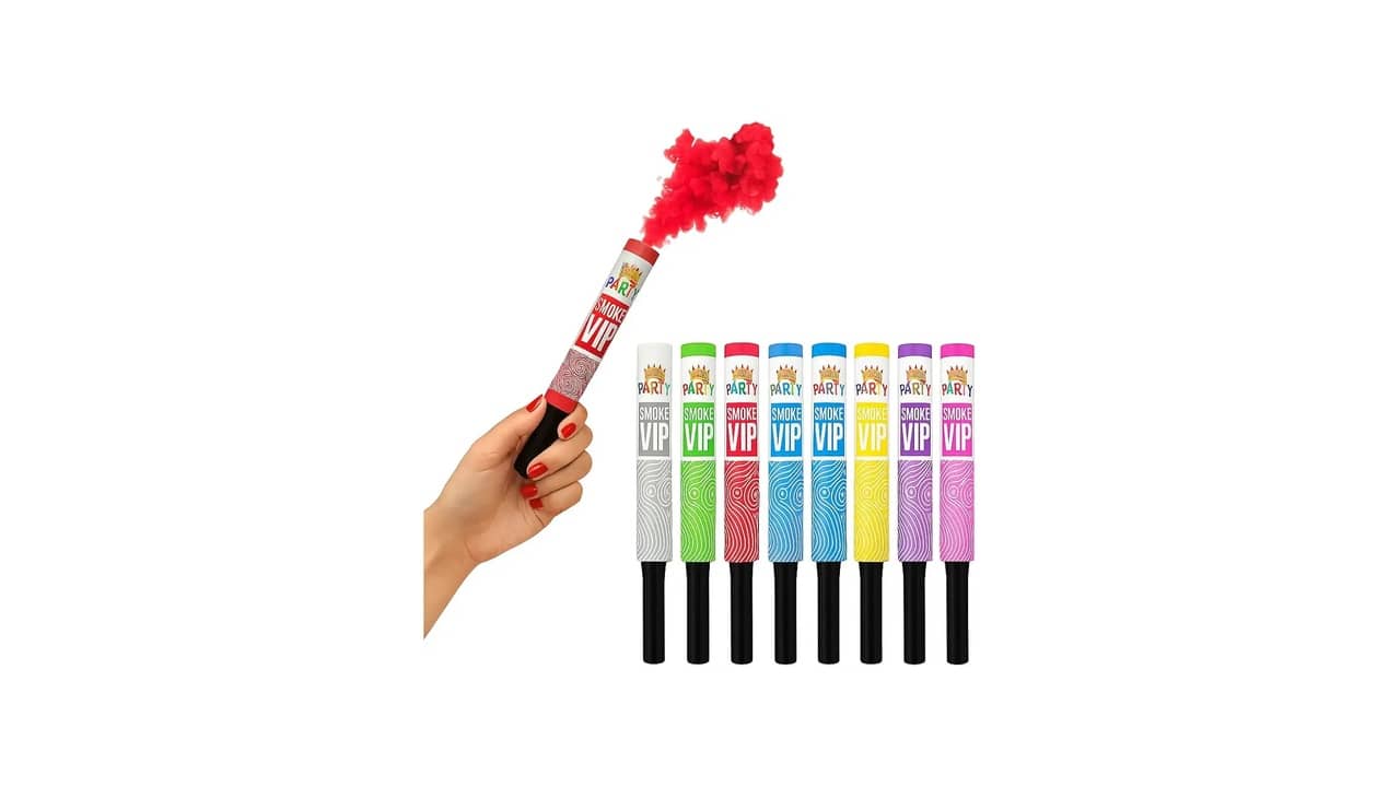 Bastão de Fumaça Colorida: As 10 Melhores Opções para Fotos e Festas