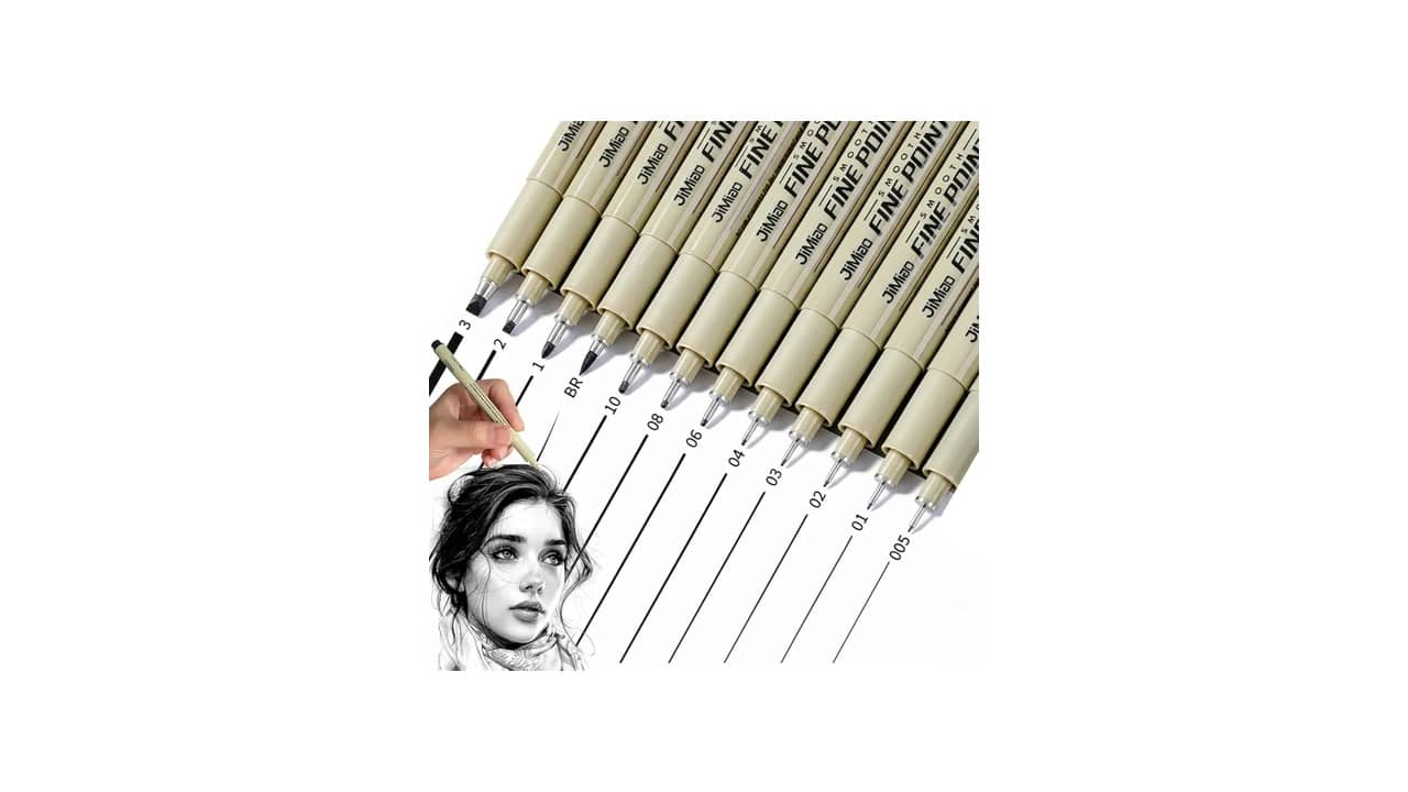 Caneta Nanquim para Desenho Técnico: As 10 Melhores Opções Profissionais