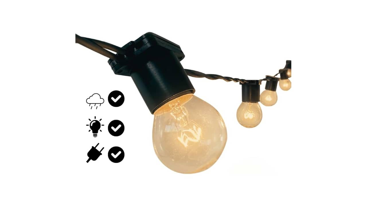 Cordão de Luz Estilo Varal para Quintal: A Melhor Opção com LED