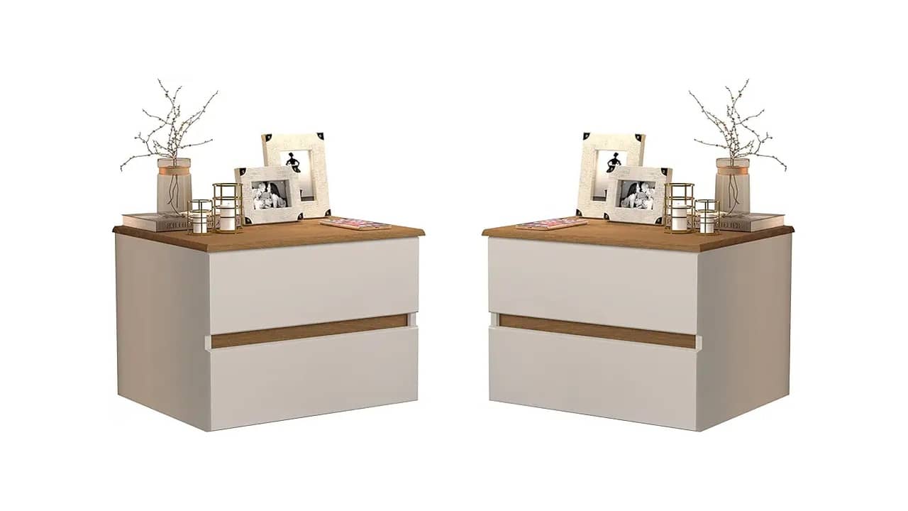 Criado Mudo Suspenso com Gaveta: As 10 Melhores Opções Modernas