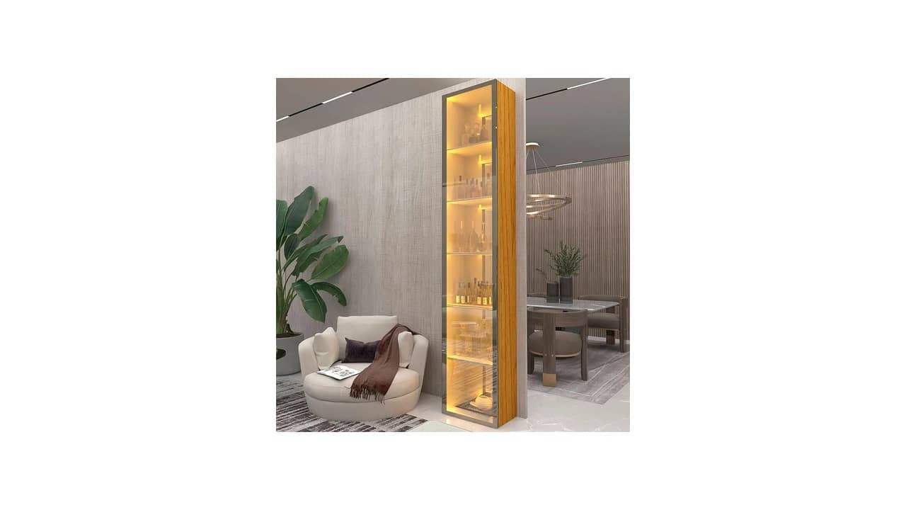 Cristaleira de Vidro com LED: As 10 Melhores Opções com Iluminação