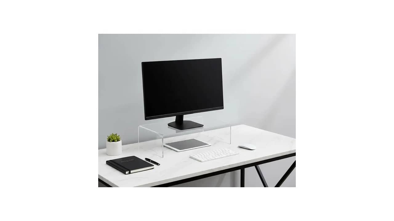 Elevador de Monitor em Madeira ou Acrílico: Qual é a Melhor Opção para Home Office?