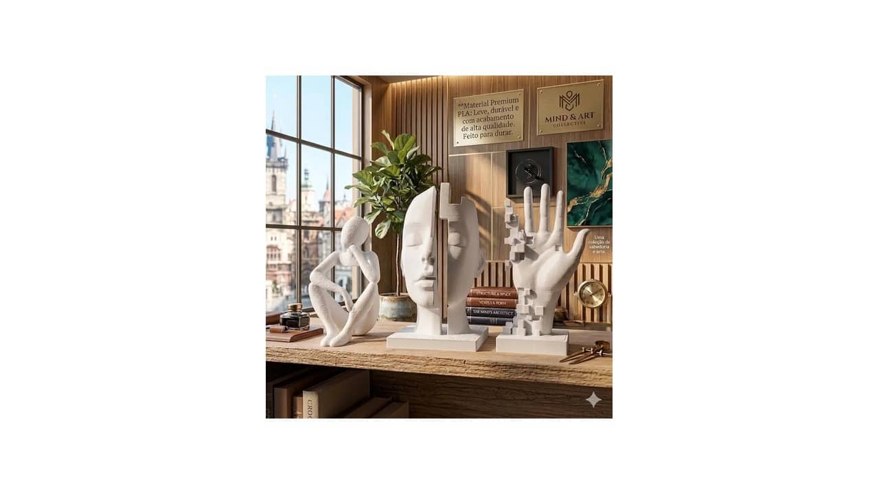 Escultura Decorativa para Sala: As 10 Melhores Opções Modernas e Luxuosas