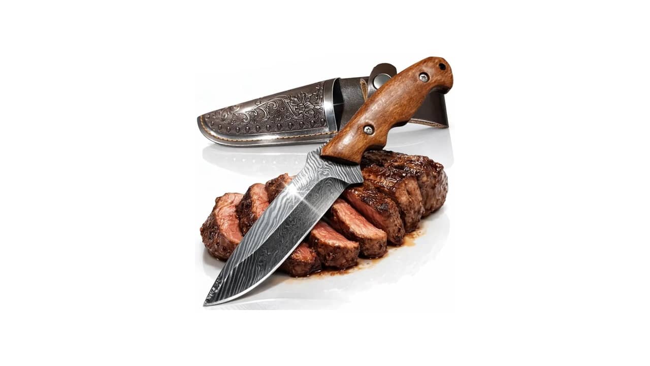 Faca para Churrasco Artesanal Aço Damasco: A Melhor Opção para Churrasqueiros