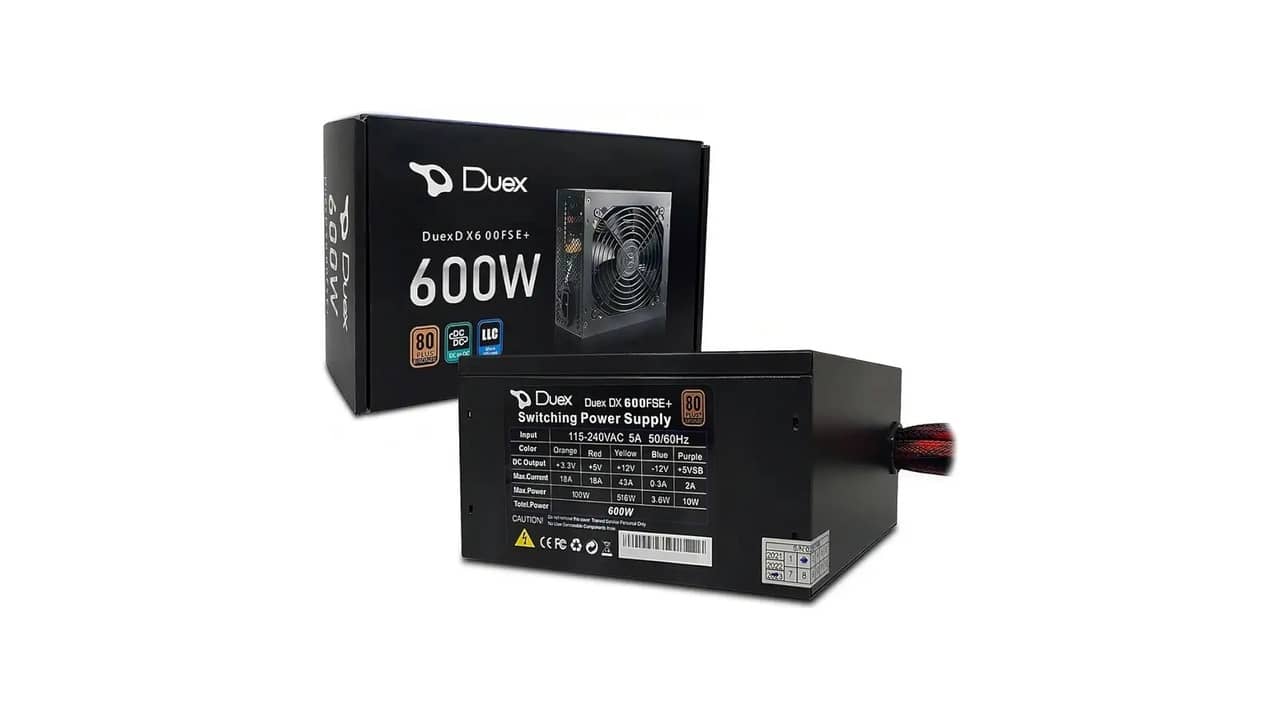 Fonte para PC 600W e 650W: As 10 Melhores Opções para Produtividade e Jogos