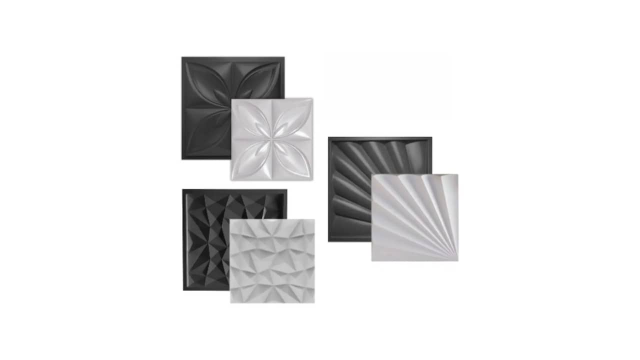 Forma de Gesso 3D: As 10 Melhores Opções para Revestimento