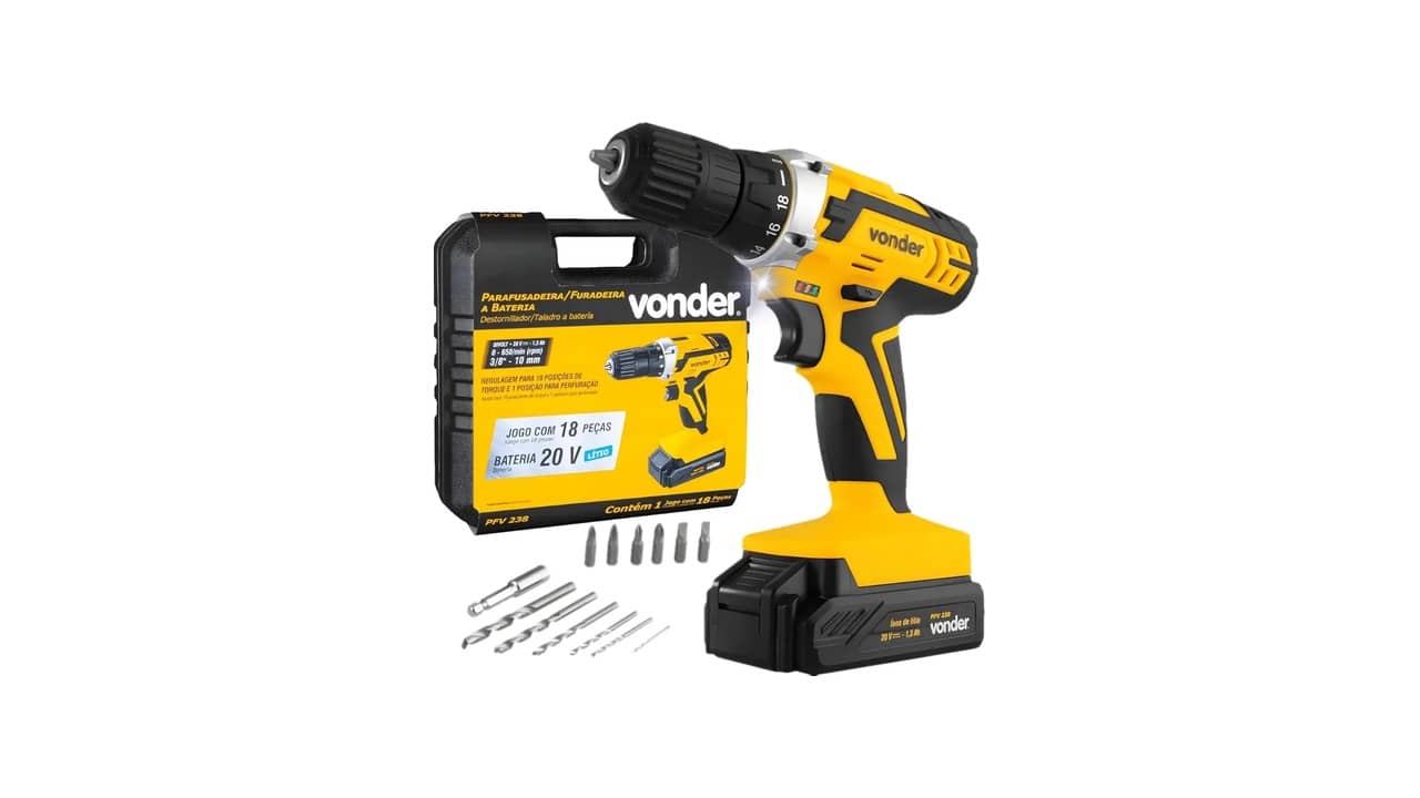 Furadeira Vonder: As 10 Melhores Opções de Custo-Benefício