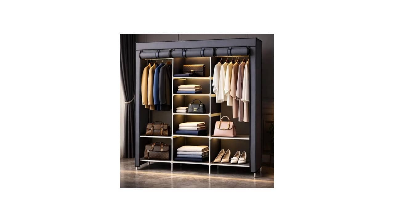 Guarda-Roupa Portátil: A Melhor Opção com Cabideiro e Sapateira