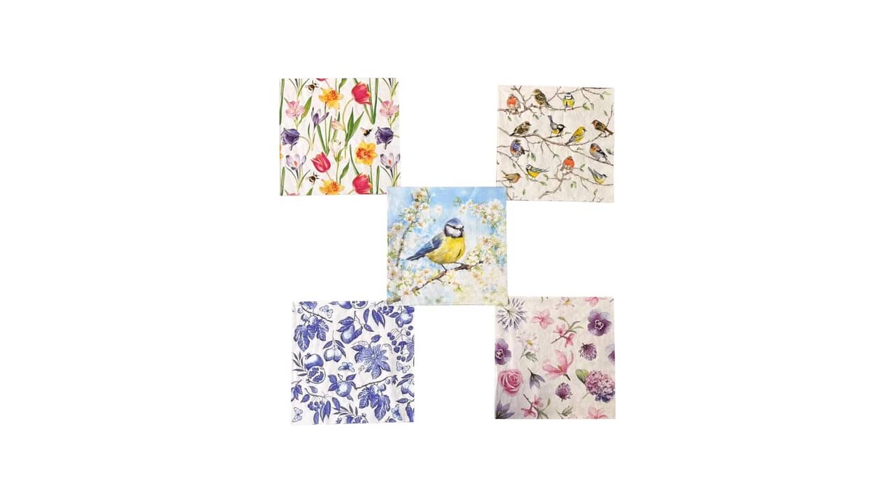 Guardanapo para Decoupage: As 10 Melhores Opções para Seus Projetos