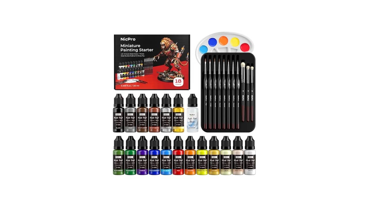 Kit de Pintura de Miniaturas: A Melhor Opção para Modelistas Profissionais