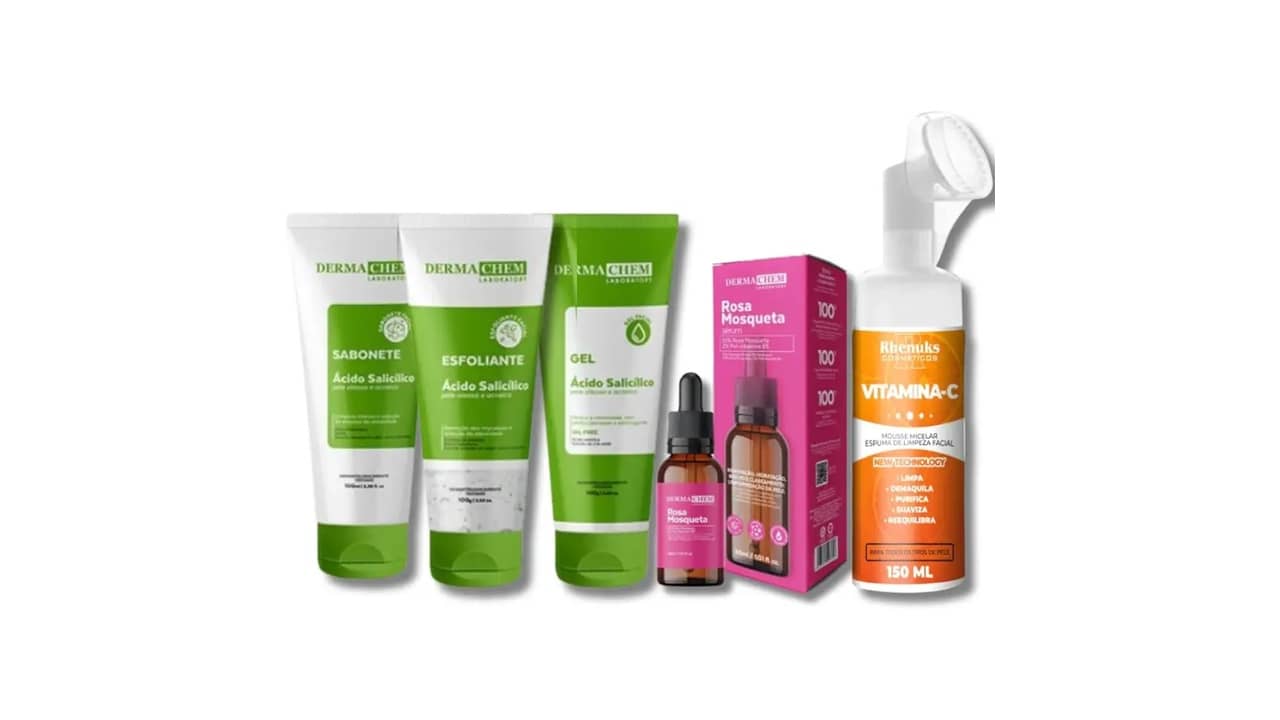 Kit Skincare Pele Oleosa: As Melhores Opções Anti-Acne e Anti-Oleosidade