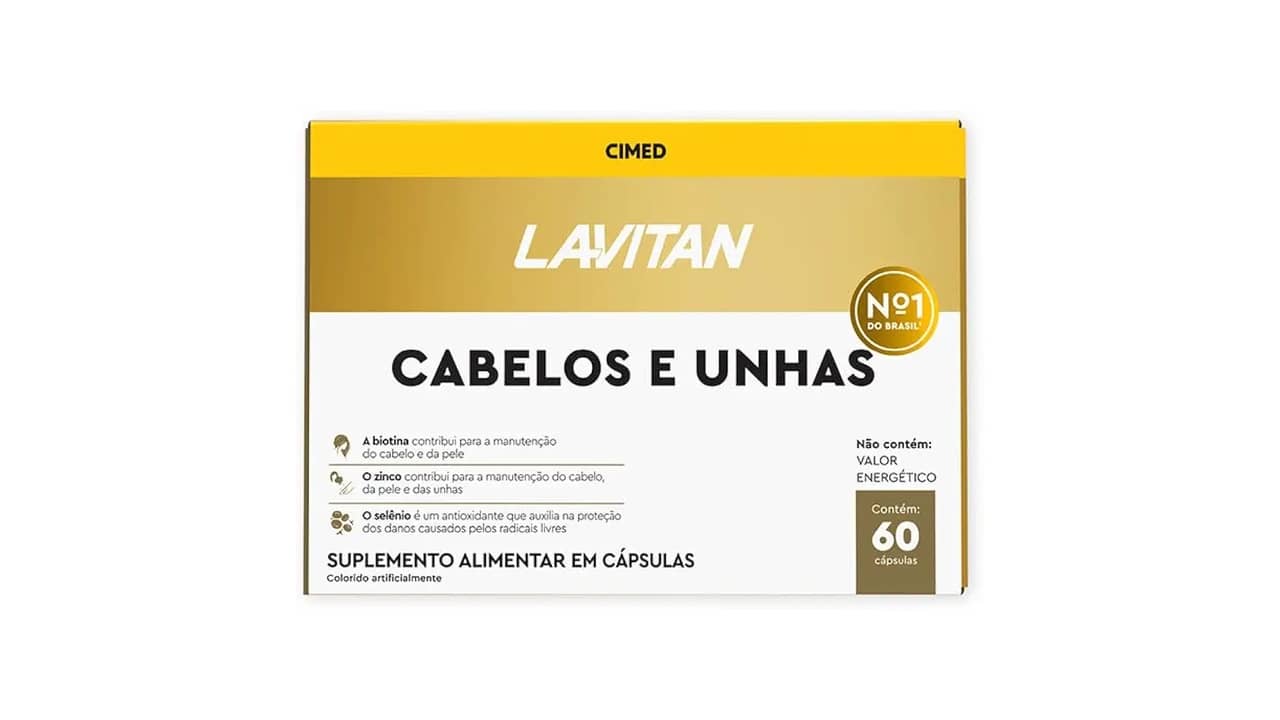 Lavitan para Queda de Cabelo: As 10 Melhores Vitamínicas para Cabelos e Unhas
