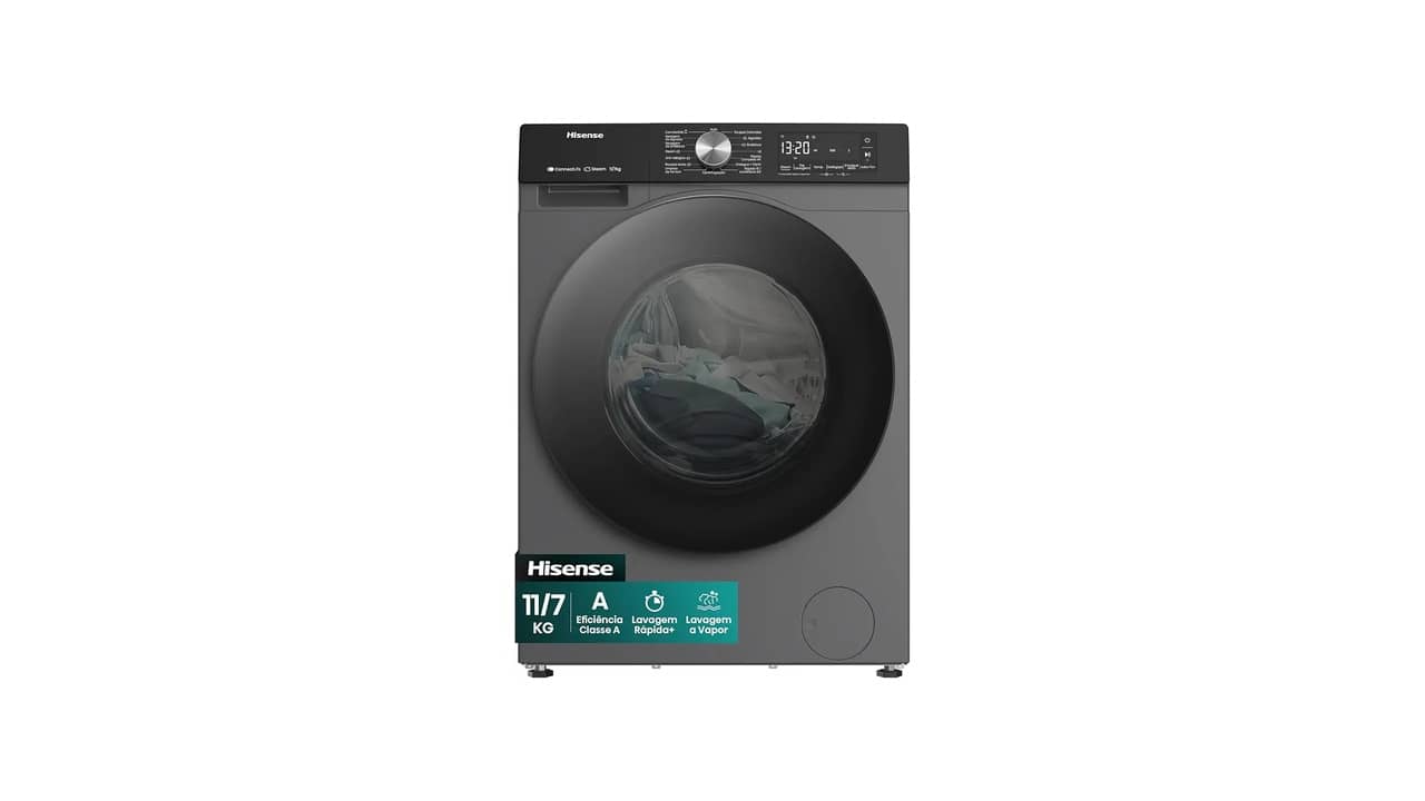 Marca de Lava e Seca: As 10 Melhores Opções com Tecnologia Wi-Fi e Steam