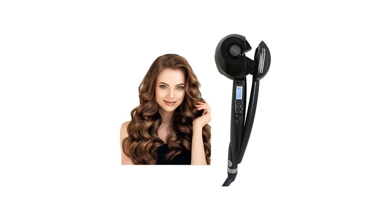 Modelador de Cachos Automático Profissional: 9 Modelos com Rápido Aquecimento e Controle de Temperatura