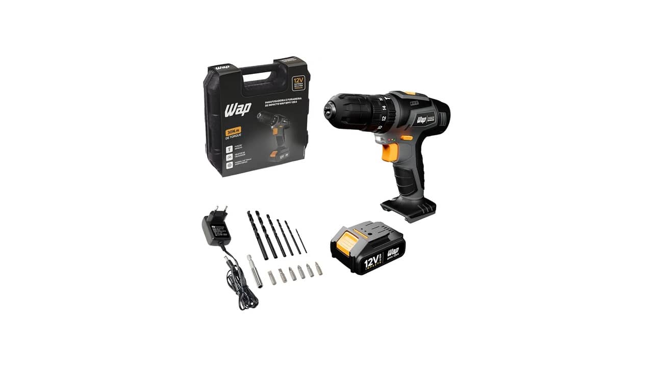 Parafusadeira e Furadeira de Impacto a Bateria: As 10 Melhores Opções do Mercado