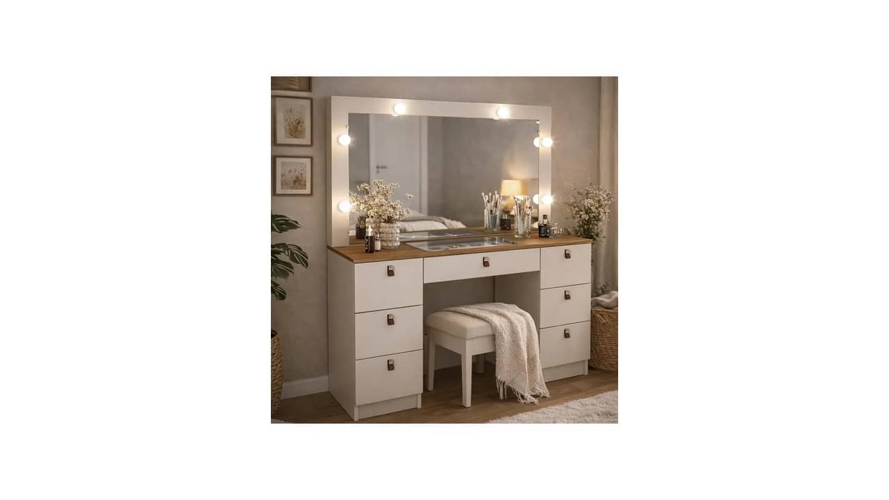 Penteadeira Camarim: As 10 Melhores com Iluminação LED