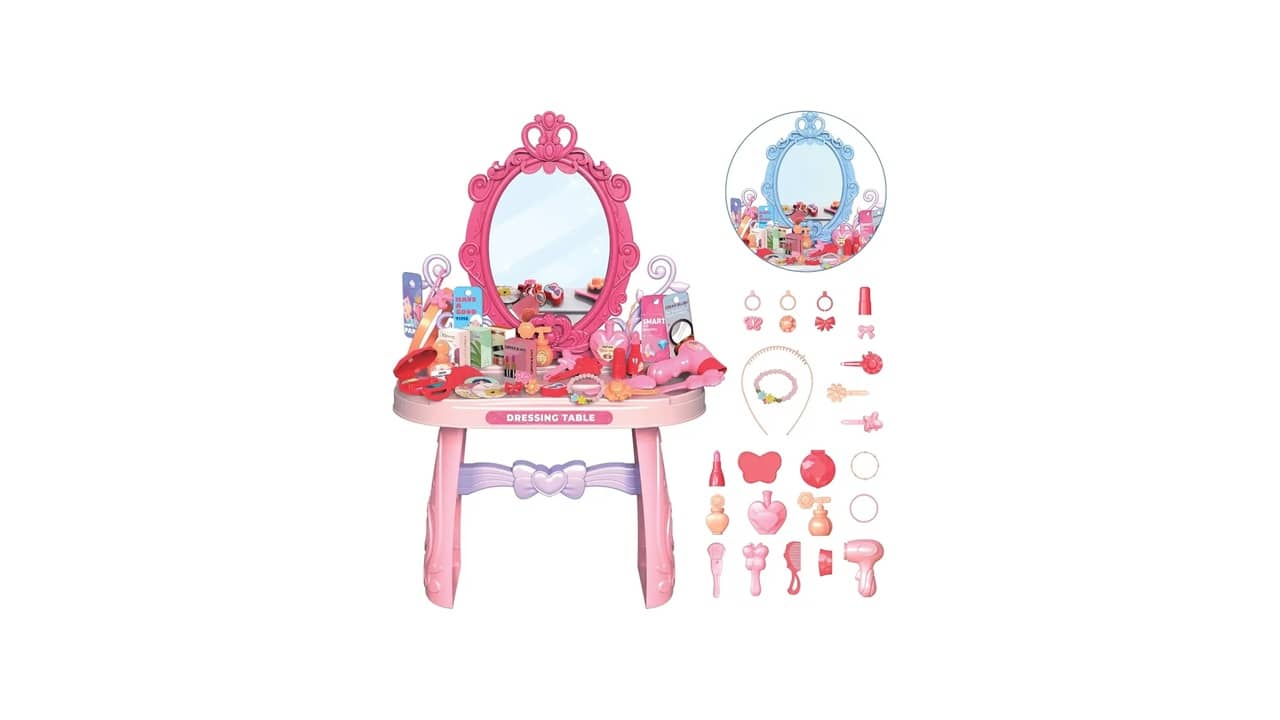 Penteadeira Infantil: As 10 Melhores Opções de Maquiagem para Crianças