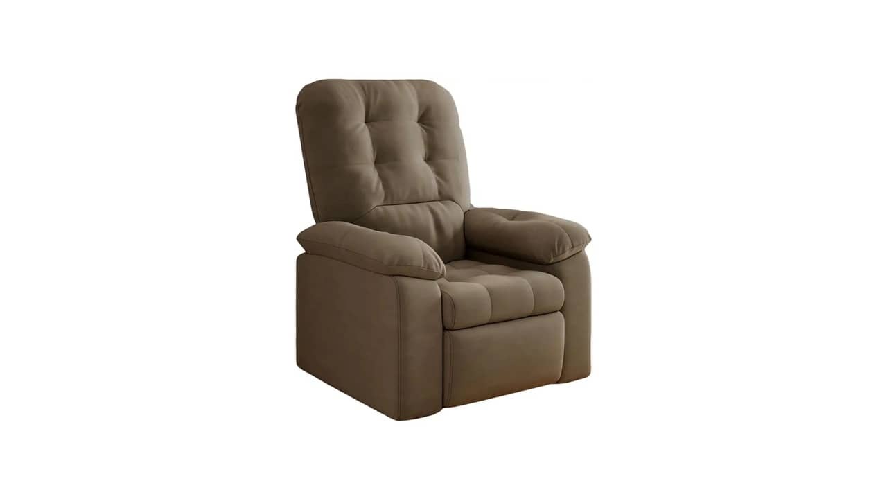 Poltrona do Papai Reclinável: As 10 Melhores Opções em Suede e Couro