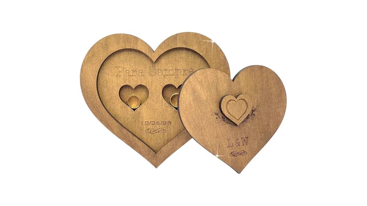 Porta Alianças de Casamento: As 10 Melhores Opções Personalizadas e Elegantes