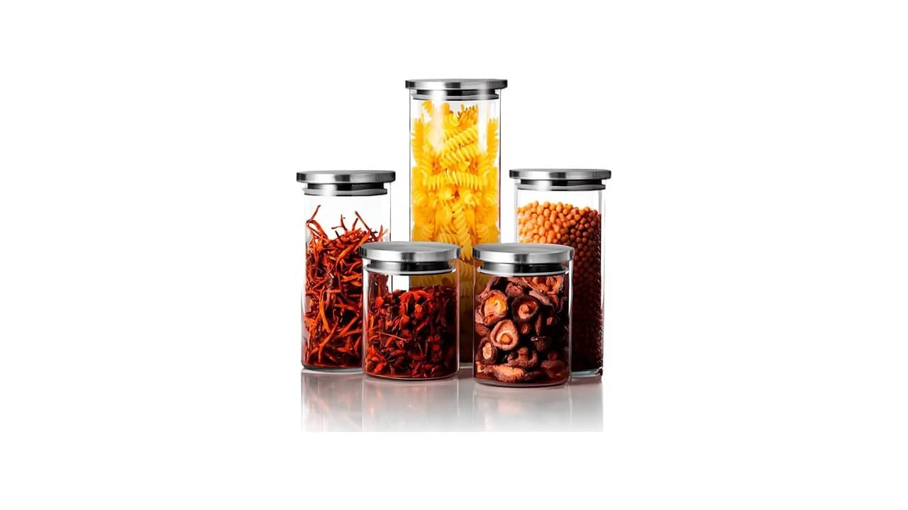 Porta Mantimentos de Vidro: As 10 Melhores Opções para Armazenamento Organizado