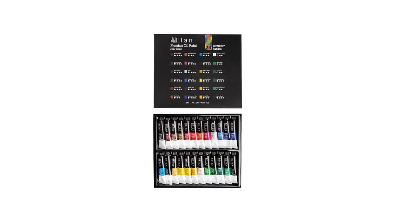 Tinta a Óleo para Tela e Pintura Profissional: As 10 Melhores Opções