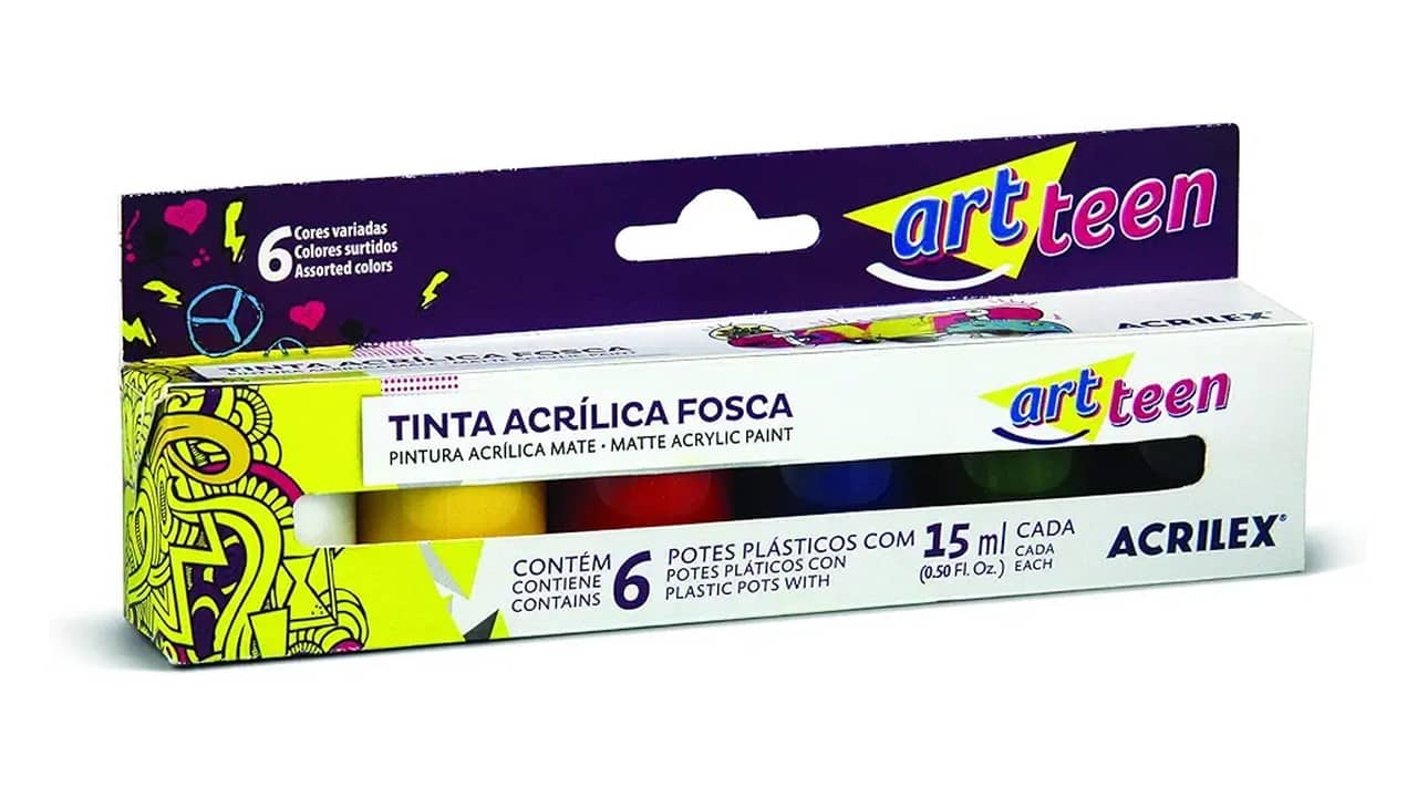 Tinta Acrílica para Artesanato e Madeira: As 10 Melhores Opções Multicoloridas